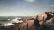 William Stanley Haseltine Rocks at Nahant France oil painting artist